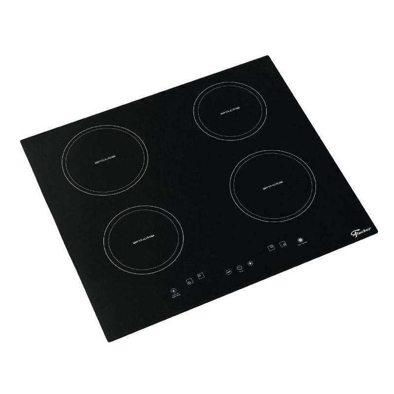 Cooktop Fischer Vitrocerâmico Elétrico 4 Bocas Preto | 220V