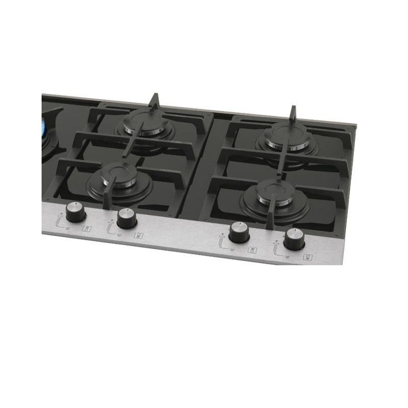 Cooktop Fischer a Gás Platinium 5 Bocas Mesa em Vidro Preto | Bivolt