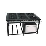 Fogão Industrial 80Litros Maxi 6 Bocas com Forno M6FD6 - Venâncio