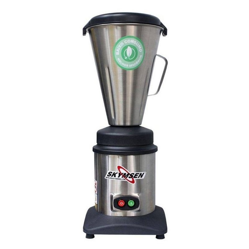 Liquidificador Comercial 3 Litros Skymsen Lc3 Monobloco Em Inox 0,5hp | 220v