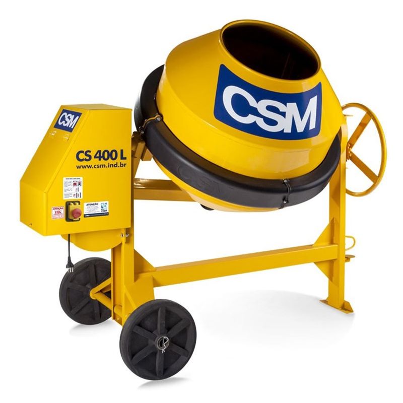 Betoneira CSM 400 Litros Com Motor Monofasico 220V