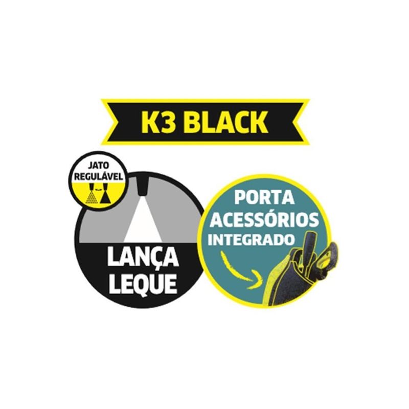 Lavadora De Alta Pressão K3 Black  1740psi | 220V
