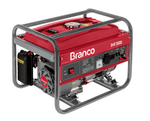 Gerador à Gasolina Branco 7cv 3,5KW Monofásico c/ AVR e Partida Manual - B4T-3500 | Bivolt