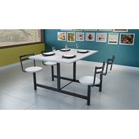 Mesa Artri Assentos Giratório MG 4004 4 Assentos