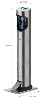 Suporte com Pedal para Álcool em Gel MarcGel 1,2M - Marchesoni