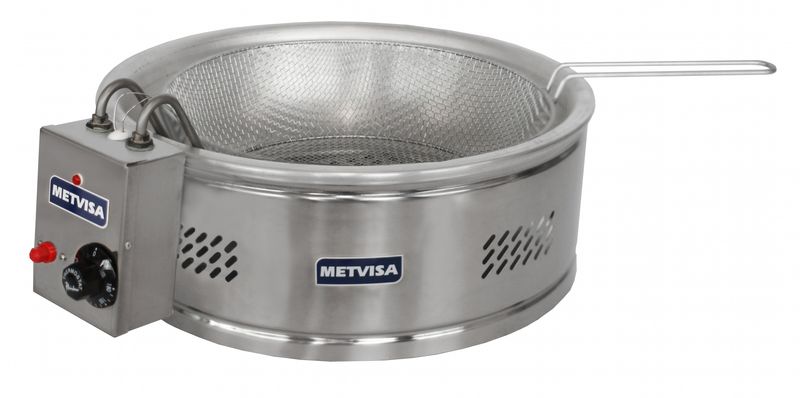 Tacho de Fritura Elétrico Metvisa Inox 6L TFE6 | 220V