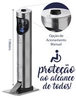 Suporte com Pedal para Álcool em Gel MarcGel 1,2M - Marchesoni