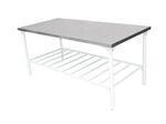 Mesa Inox 430 com Prateleira Inferior 1,40 X 70 Epoxi - Innal