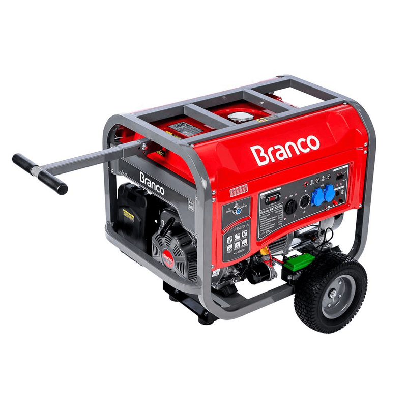 Gerador à Gasolina Branco 19,5HP 13Kva Partida Elétrica - B4T-13000E | 127/220V