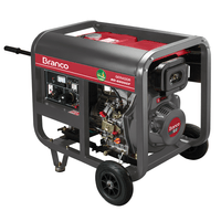 Gerador à Diesel Branco 5,5KVA 10CV Monofásico com Partida Manual - BD6500 | 220V