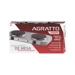 Fogão Cooktop Elétrico Agratto 2 Pratos Fm Aço Inox | 220v