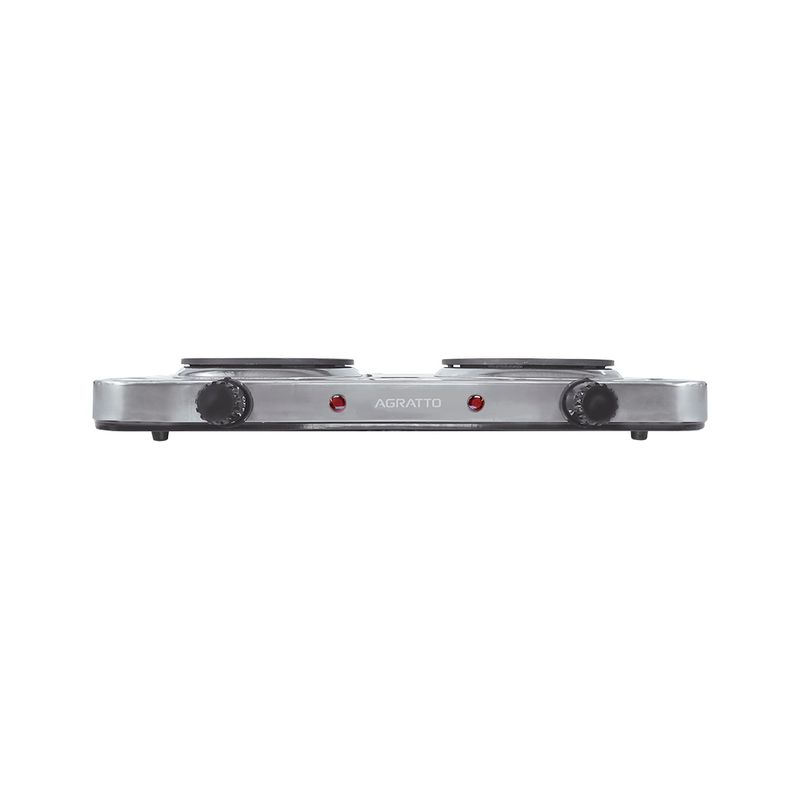 Fogão Cooktop Elétrico Agratto 2 Pratos Fm Aço Inox | 220v