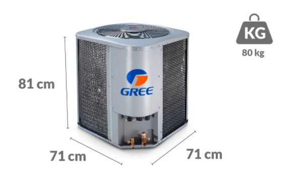 Ar Condicionado Gree Split Piso Teto G-Prime 56.000 Btus On/off  Frio GU60ZD/A-DB | 380V Trifásico