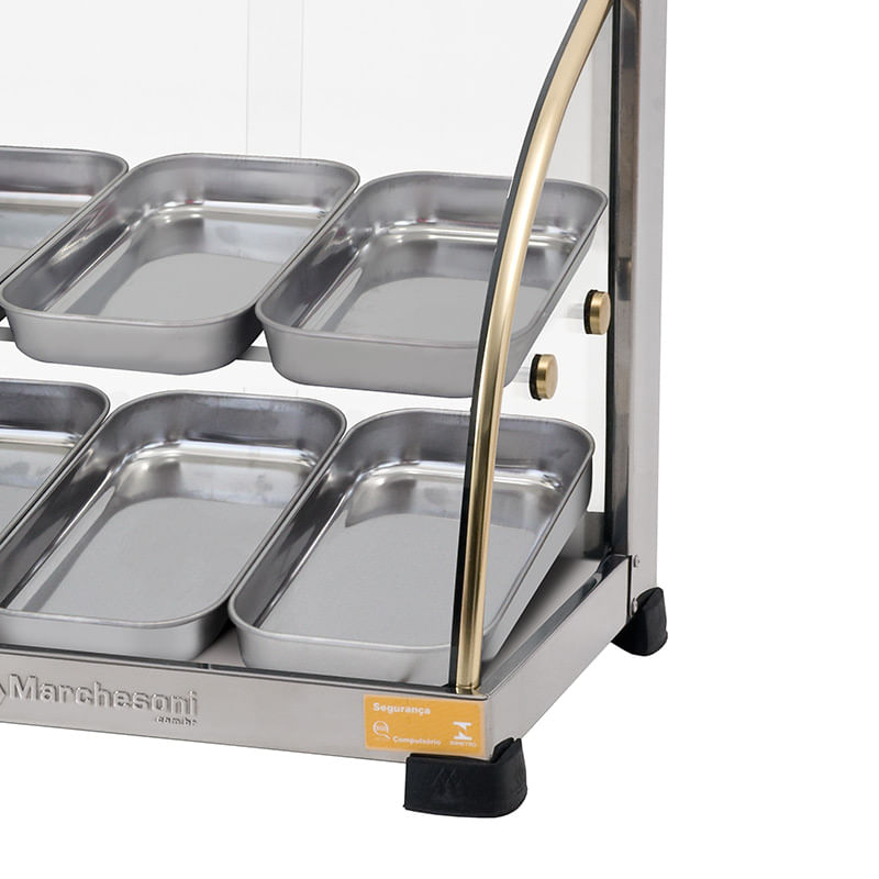 Estufa Ouro Marchesoni 8 Bandejas Curva com Dupla Prateleira | 220V