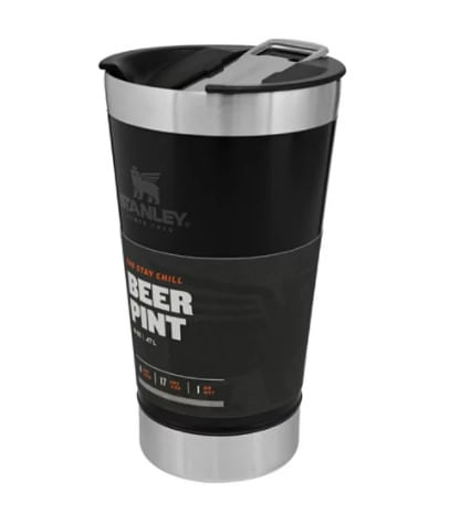 COPO TÉRMICO DE CERVEJA (COM TAMPA) STANLEY MATTE BLACK