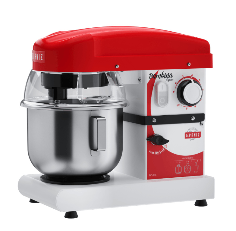 Batedeira Planetária 5 Litros Bambina Mixer 1000W - G. Paniz