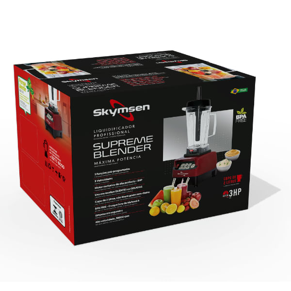 Liquidificador Skymsen Supreme Blender BS2 2 Litros | 220V