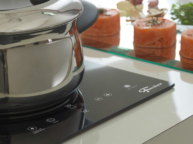 Cooktop Fischer por Indução 2 Queimadores Mesa Vitrocerâmica