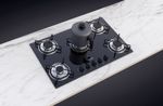 Cooktop a Gás Tramontina Glass Brasil 5 Bocas Preto