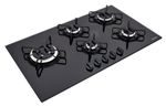 Cooktop a Gás Tramontina Penta Side Plus Preto 5 Queimadores