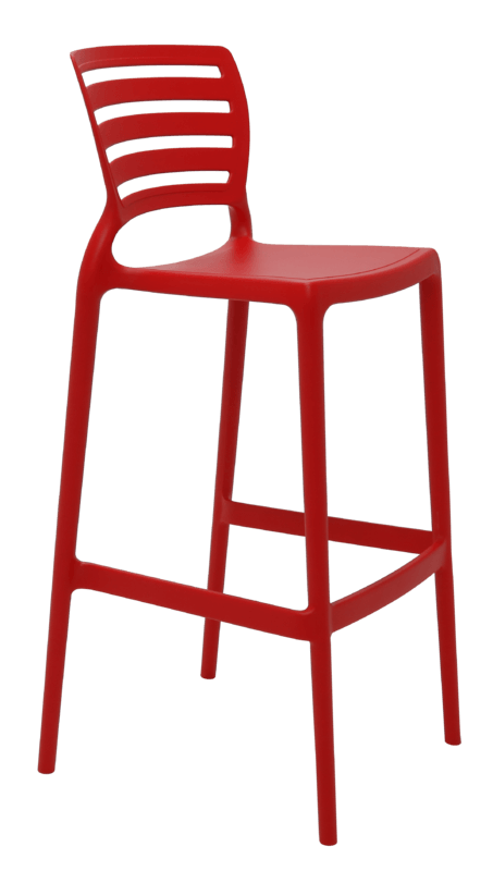 Cadeira-tramontina-sofia-alta-em-polipropileno-e-fibra-de-vidro-vermelho-lado