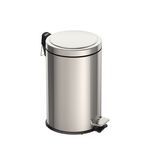 Lixeira Inox com Pedal Tramontina Balde Interno Removível 12 L