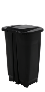 Lixeira Tramontina T-Force em Polipropileno Preto 50L