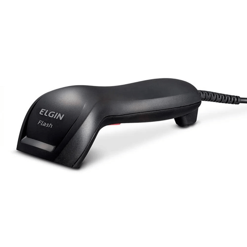 Leitor de Código de Barras Linear USB Elgin Flash II Preto | Bivolt