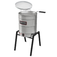 Fritadeira Elétrica Industrial Água e Óleo Metalcubas Tfao 40 38 Litros | 220v