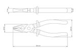 Alicate Universal 8" Isolado 1000 V Tramontina