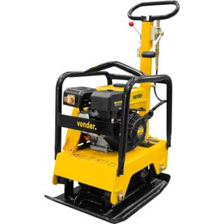 Placa Compactadora Vibratória A Gasolina Reversível 7,0 Hp 4 Tempos Vonder