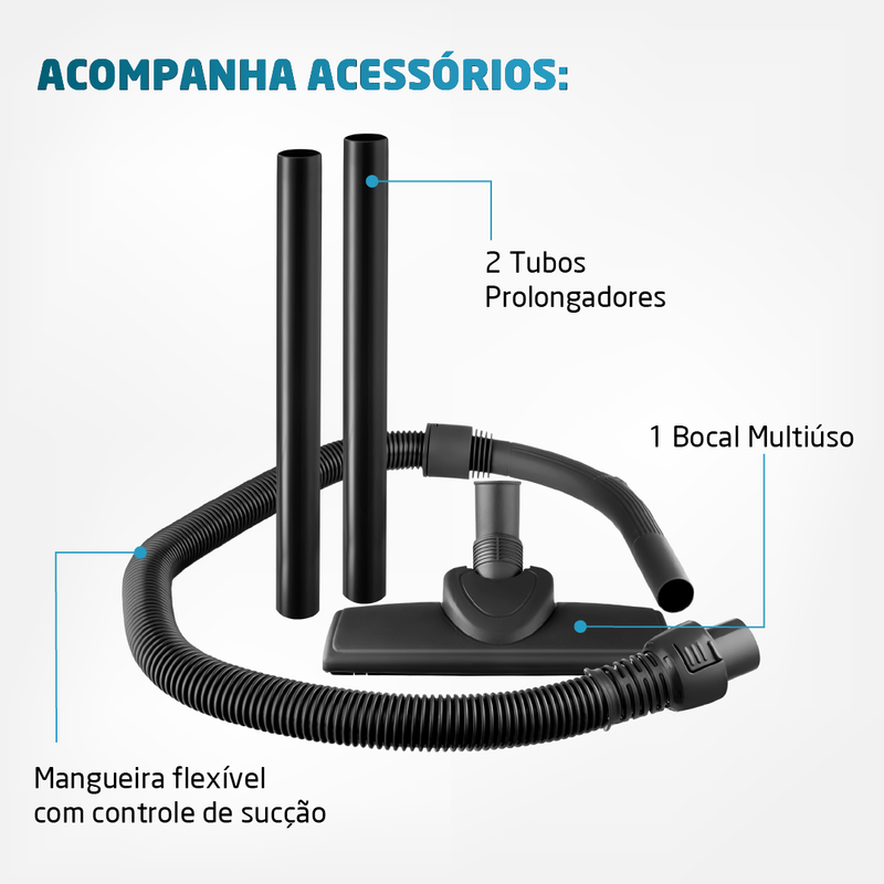 Aspirador De Pó Mondial Next 1500 AP-12 | 220V
