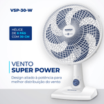 Ventilador De Mesa Mondial VSP-30-W | 220V