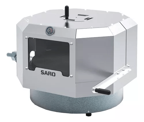 Forno De Pizza À Gás Saro Compacto  Italiano 40 Cm