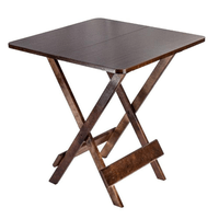 Mesa Dobrável De Madeira Maplan Imbuia