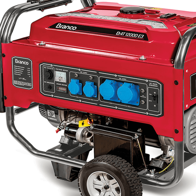 Gerador À Gasolina Branco B4T-12000 | 380V