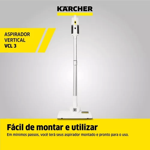 Aspirador De Pó Vertical Karcher VCL-3 2 em 1 | Bateria