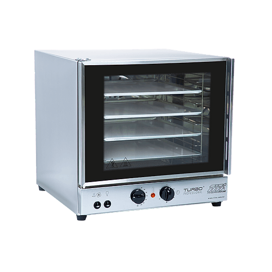 Forno Elétrico Turbo Profissional  FETP4 com 4 Assadeiras Titã | 220V