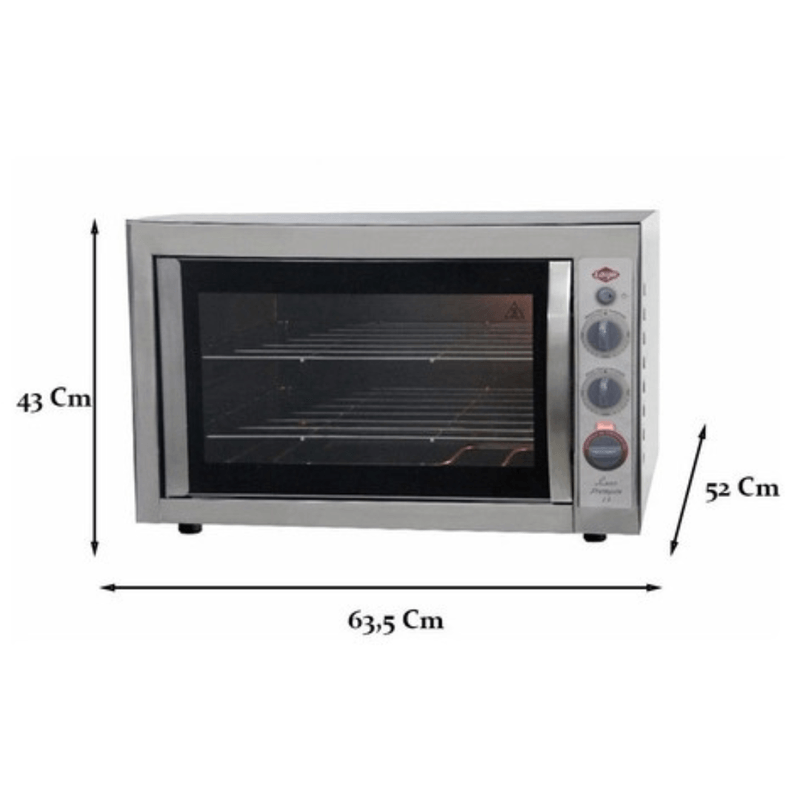 Forno Elétrico Luxo Premyum 3.0 Layr Inox 65 Litros | 220v