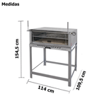 Forno Lastro Com Guilhotina Metvisa Flgg 90 A Gás