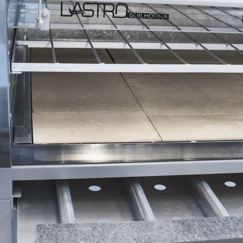 Forno Lastro Com Guilhotina Metvisa Flgg 90 A Gás