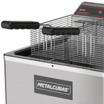 Fritadeira Elétrica Água E Óleo 18 Litros Metalcubas Gfao18m Inox | 220v