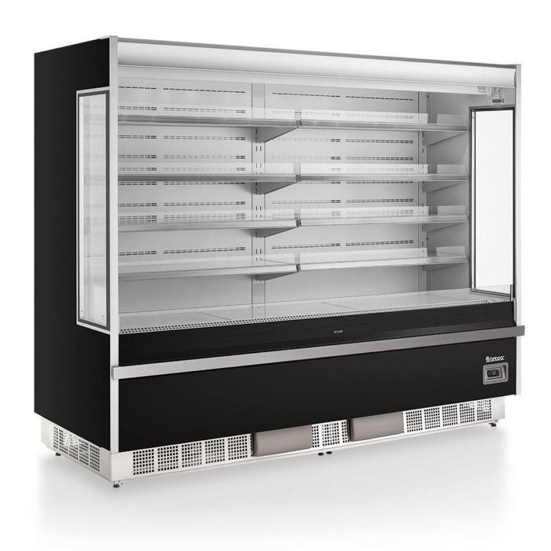 Refrigerador Vertical Aberto 1943 Litros Gelopar GSTP-2400PR Preto | 220v