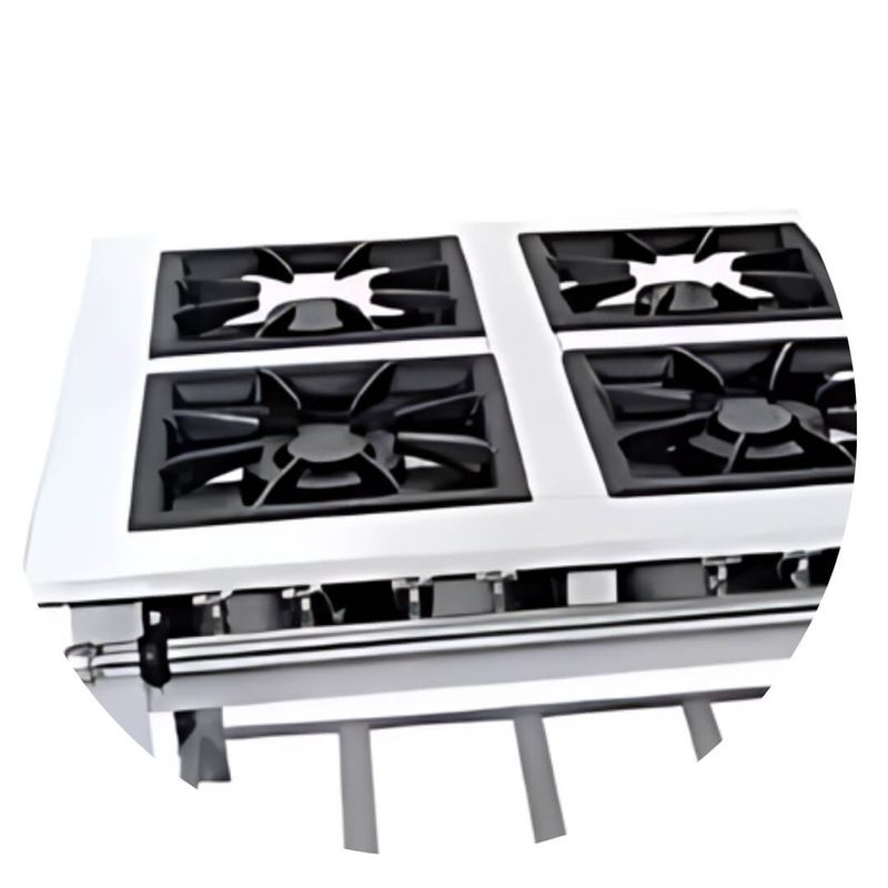 Fogão Industrial Inox 8 Queimadores Duplos - Venâncio