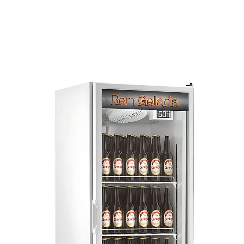 Cervejeira Vertical Gelopar GRBA400PV Branca 410 Litros | 220V