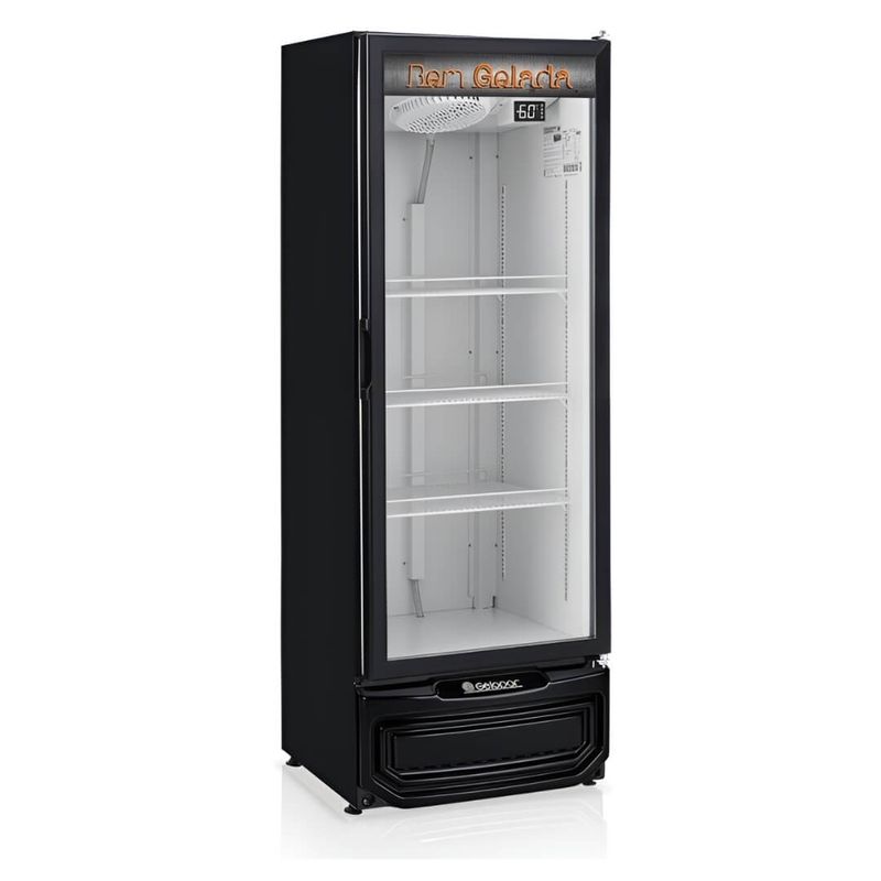 Cervejeira Vertical 410 Litros GRBA400PVPR Porta de Vidro  - Gelopar