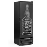 Cervejeira de 410 Litros Porta Cega Preta GRBA-400 PR - Gelopar |220V