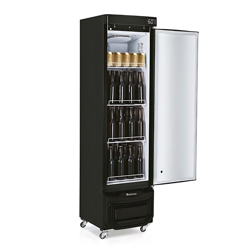 Cervejeira Vertical Gelopar 228 Litros GRB-23E GW PR com Porta Cega | 220V