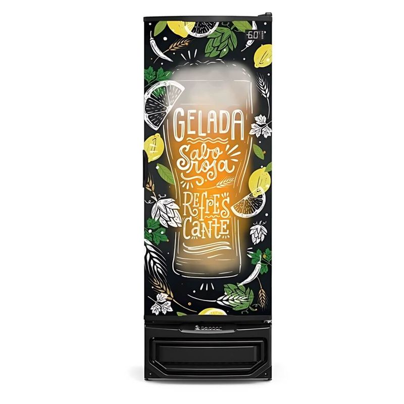 Cervejeira Vertical Gelopar GCB-50PR 450L Porta Cega | 220V
