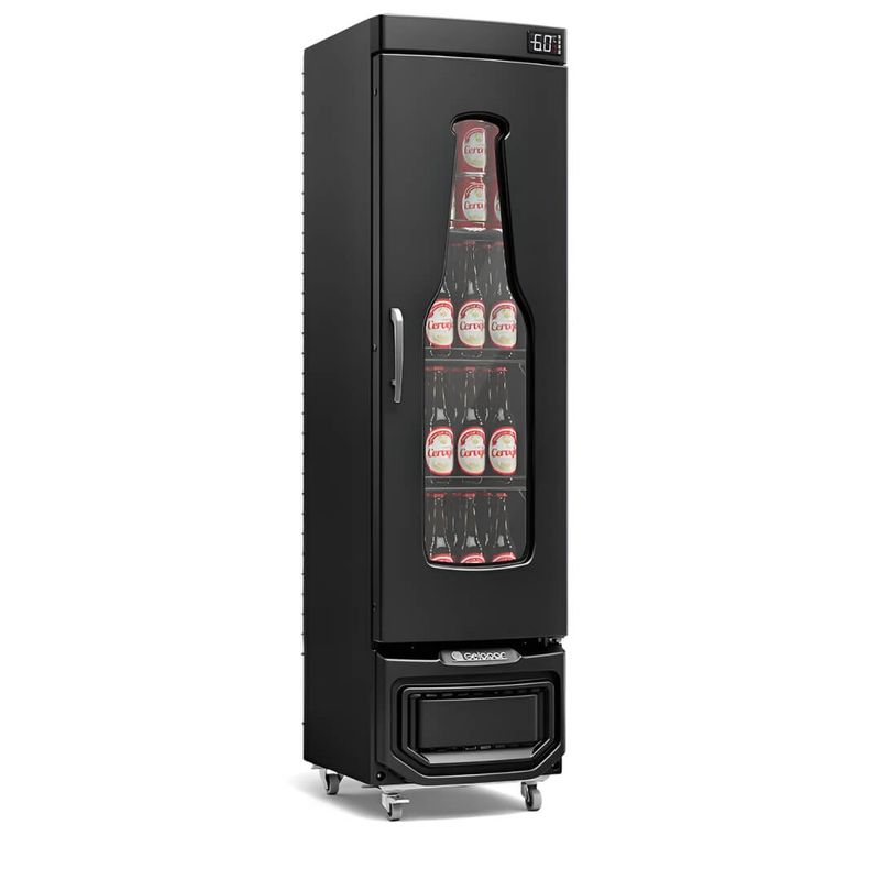 Cervejeira Vertical Gelopar 230 Litros Grb-23ec Pr Com Porta De Vidro | 220v